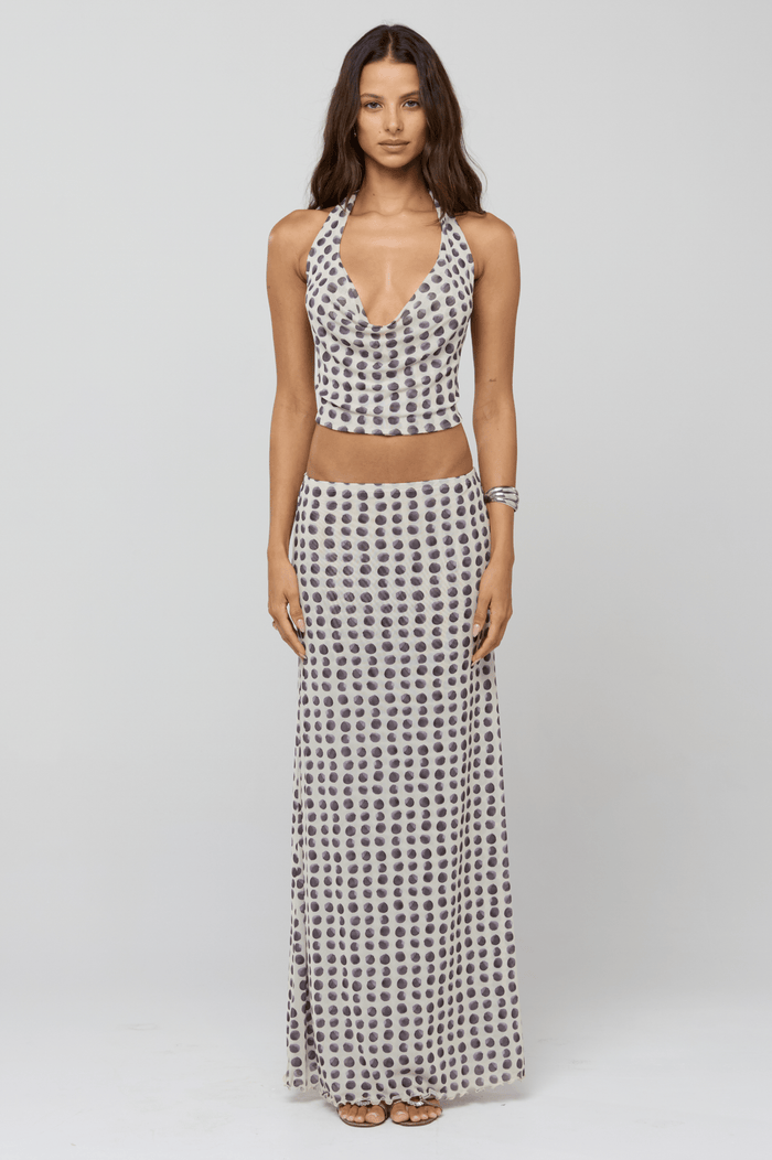 This is an image of Lea Top in Eclipse - RESA featuring a model wearing the dress