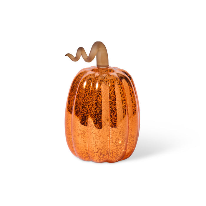 Light-Up Glass Pumpkin, Large