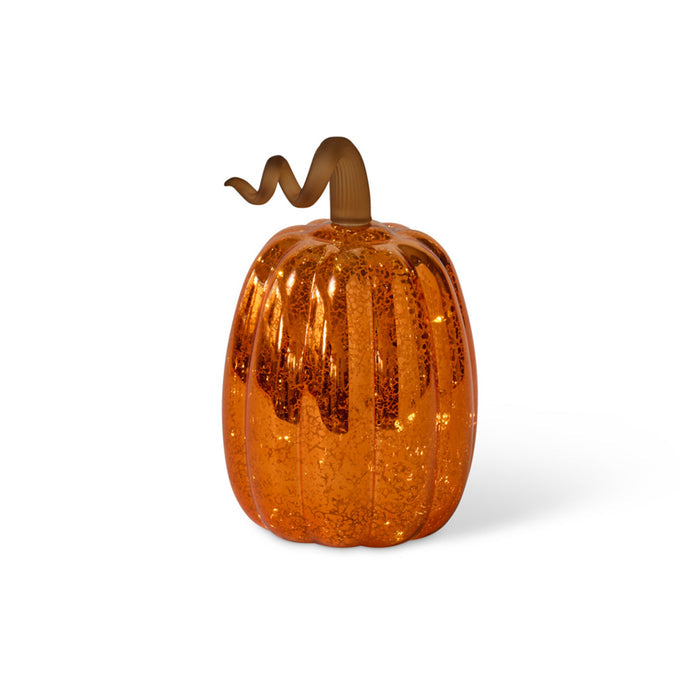 Light-Up Glass Pumpkin, Large