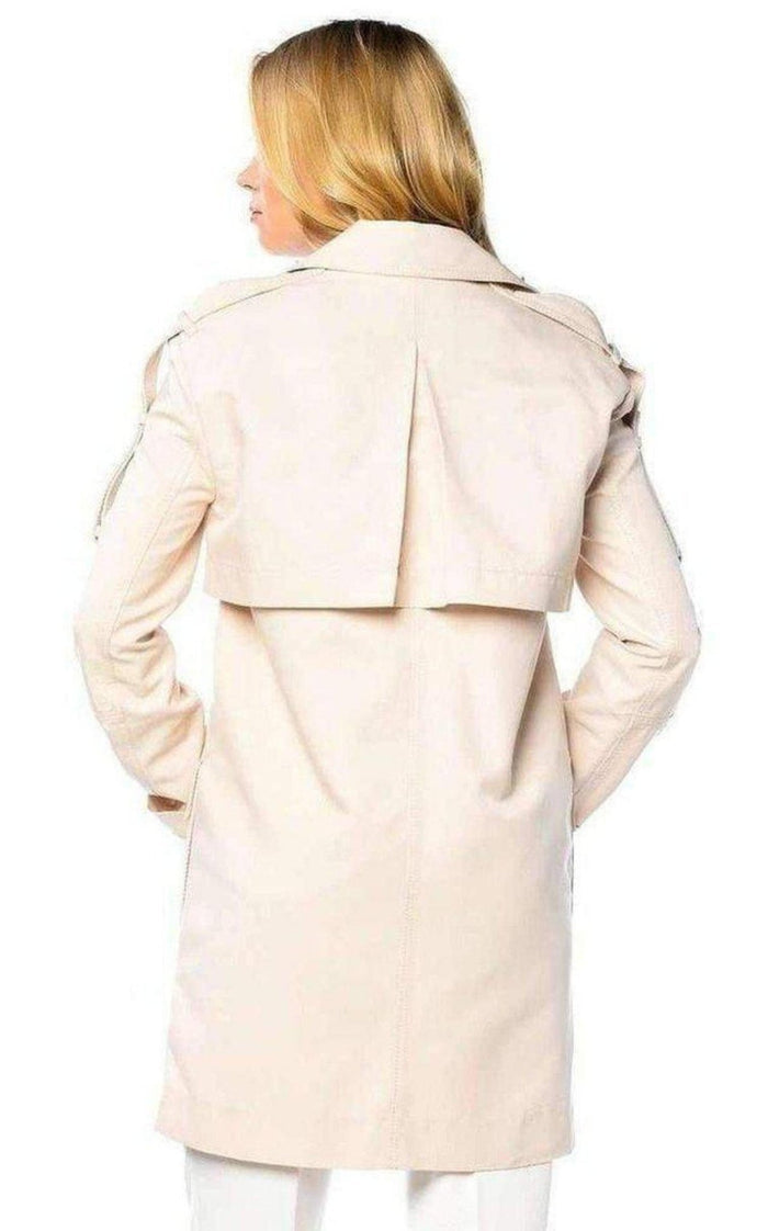 BCBGMAXAZRIA Long Cotton Blend Coat - Runway Catalog