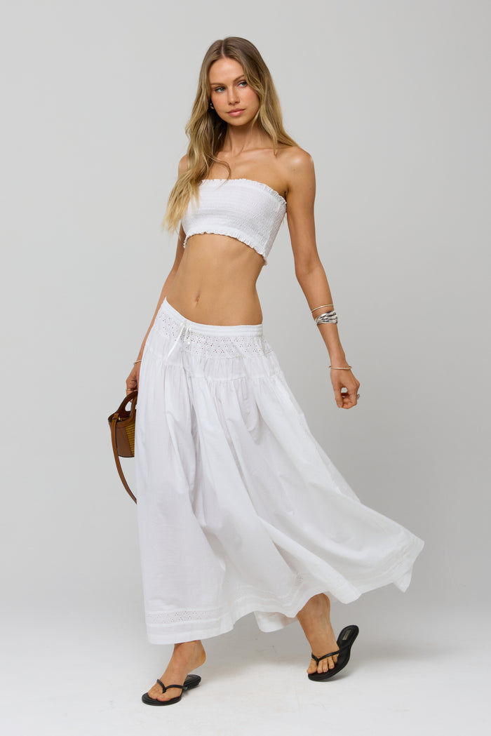 Lyssa Set in White Eyelet