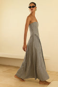 This is an image of Mackenzie Dress in Hampton - RESA featuring a model wearing the dress