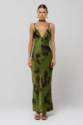 Madeline Dress in Evergreen
