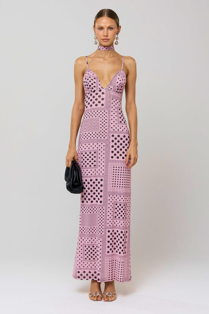 This is an image of Madeline Dress in Lauper - RESA featuring a model wearing the dress