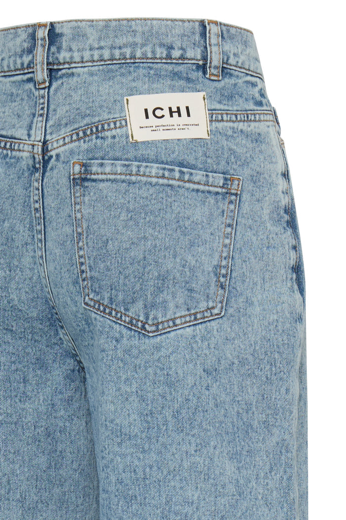 Mandy Wide Leg Jeans (Blue Stonewashed/Leg 32")