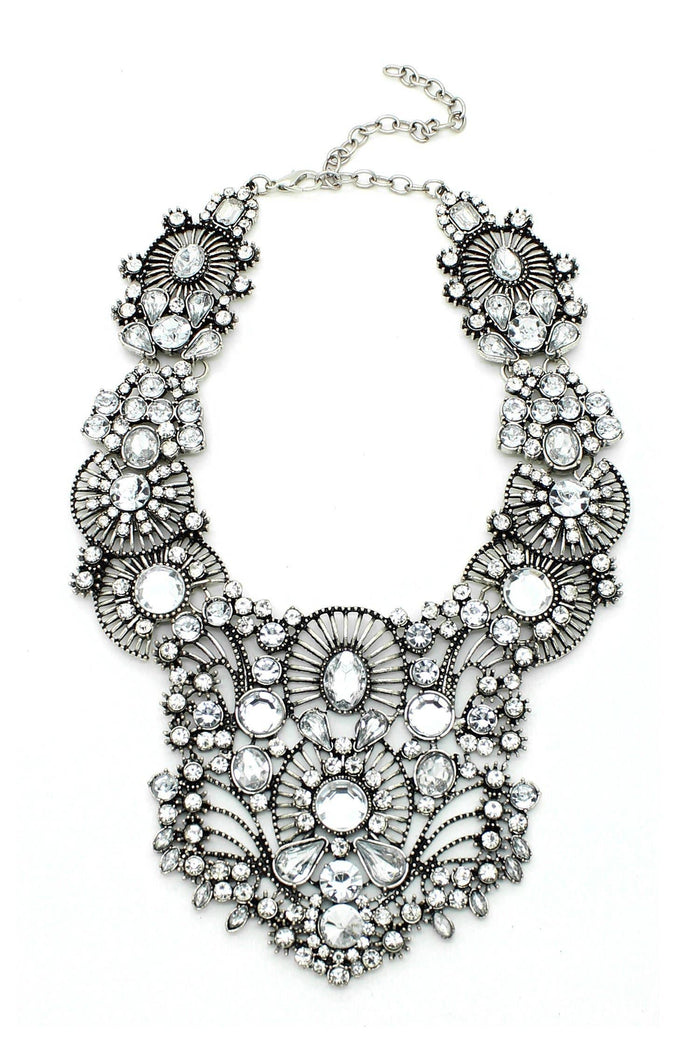 Style the Manhattan Silver Necklace exclusively at Born To Glam