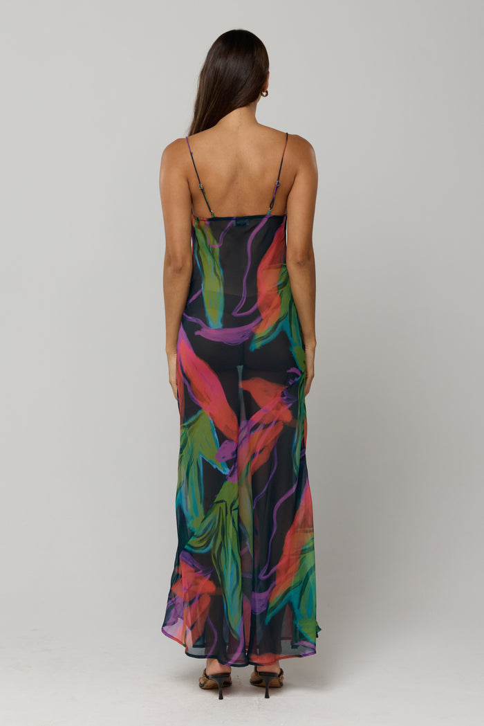 Margot in Chiffon Mai Tai