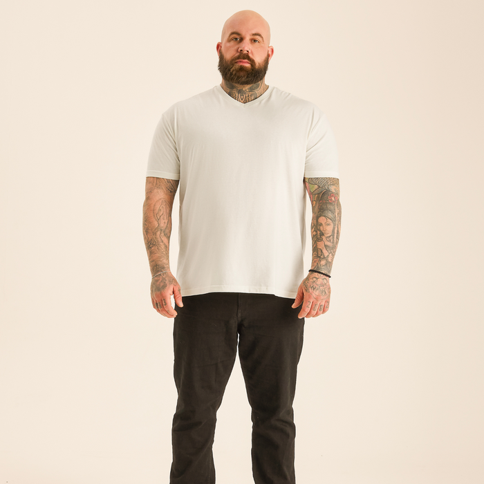 Marshmallow V-Neck T-Shirt