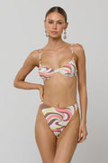 This is an image of Miles Bikini Bottom in Dolce - RESA featuring a model wearing the dress
