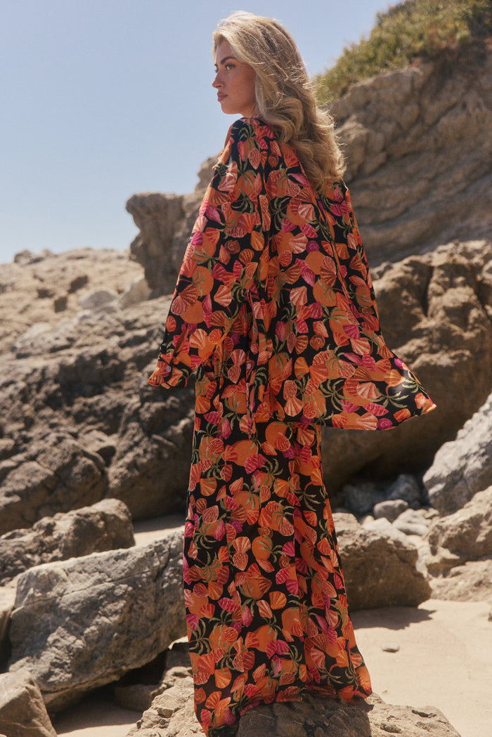 This is an image of Miley Set in Conch - RESA featuring a model wearing the dress