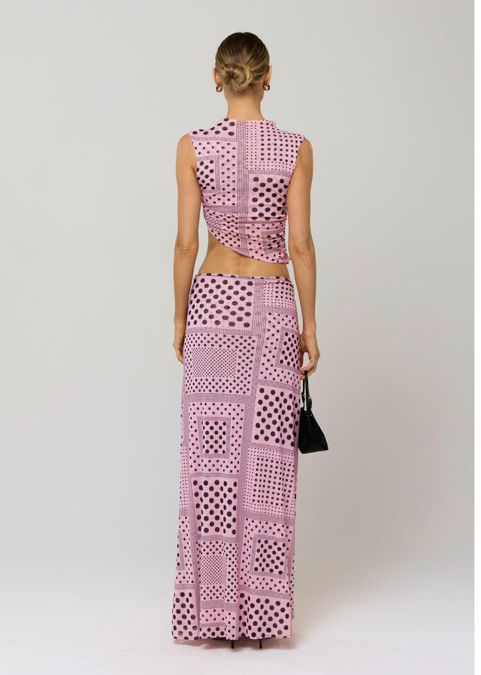 This is an image of Minka Top in Lauper - RESA featuring a model wearing the dress
