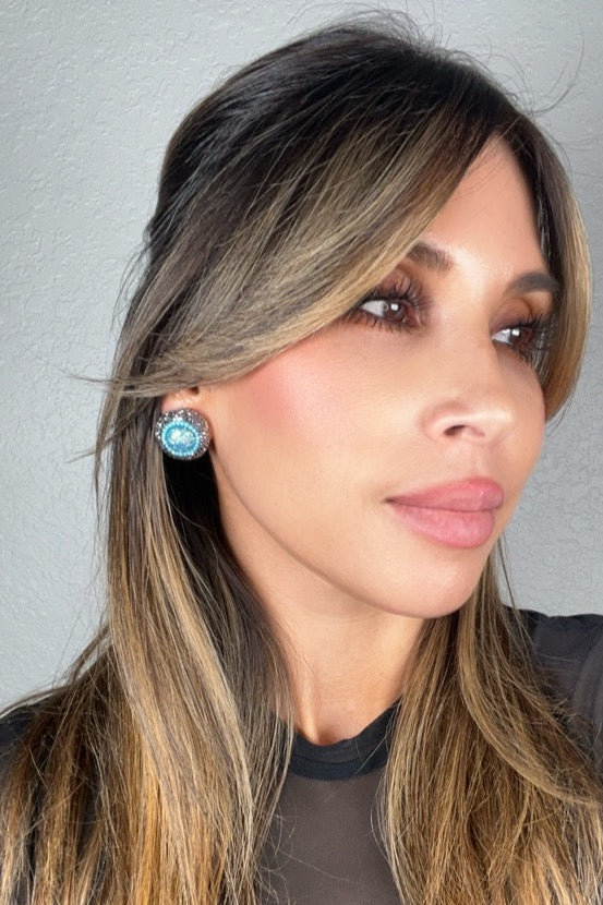 Style the Mixed Cubic Zirconia Crystal Stud Earrings exclusively at Born To Glam