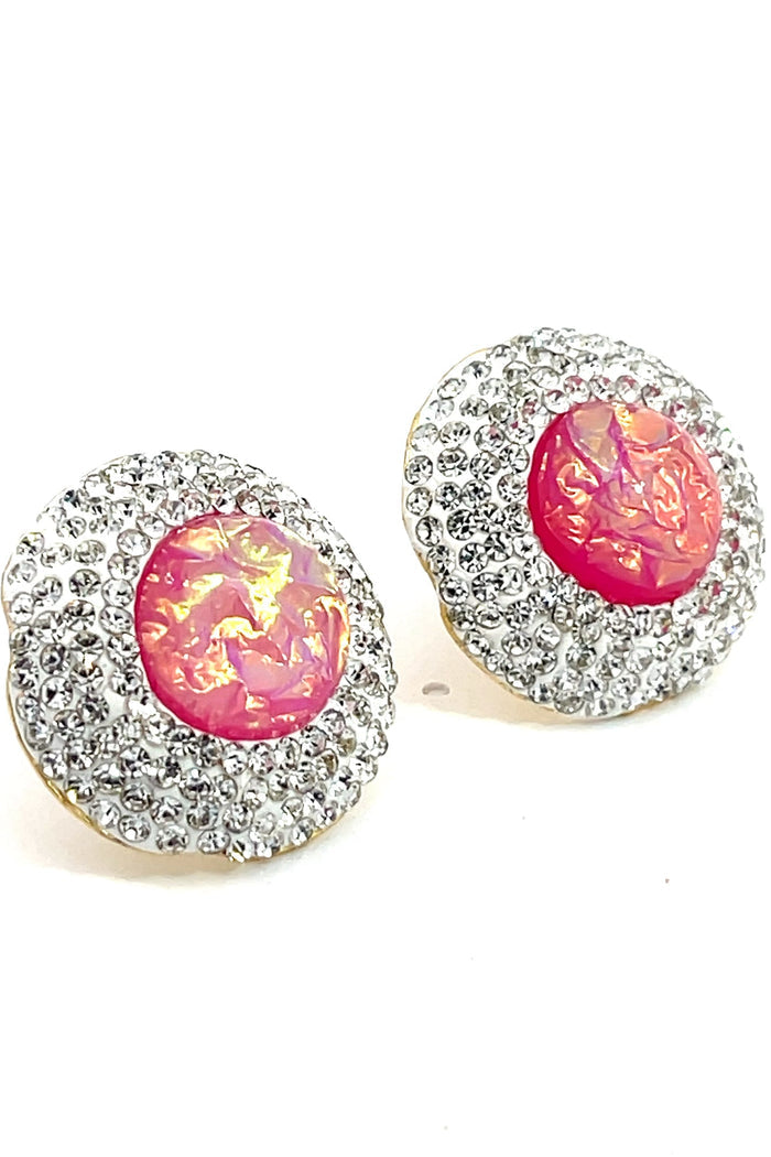 Style the Mixed Cubic Zirconia Crystal Stud Earrings exclusively at Born To Glam