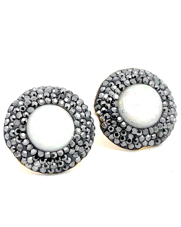 Style the Mixed Cubic Zirconia Crystal Stud Earrings exclusively at Born To Glam