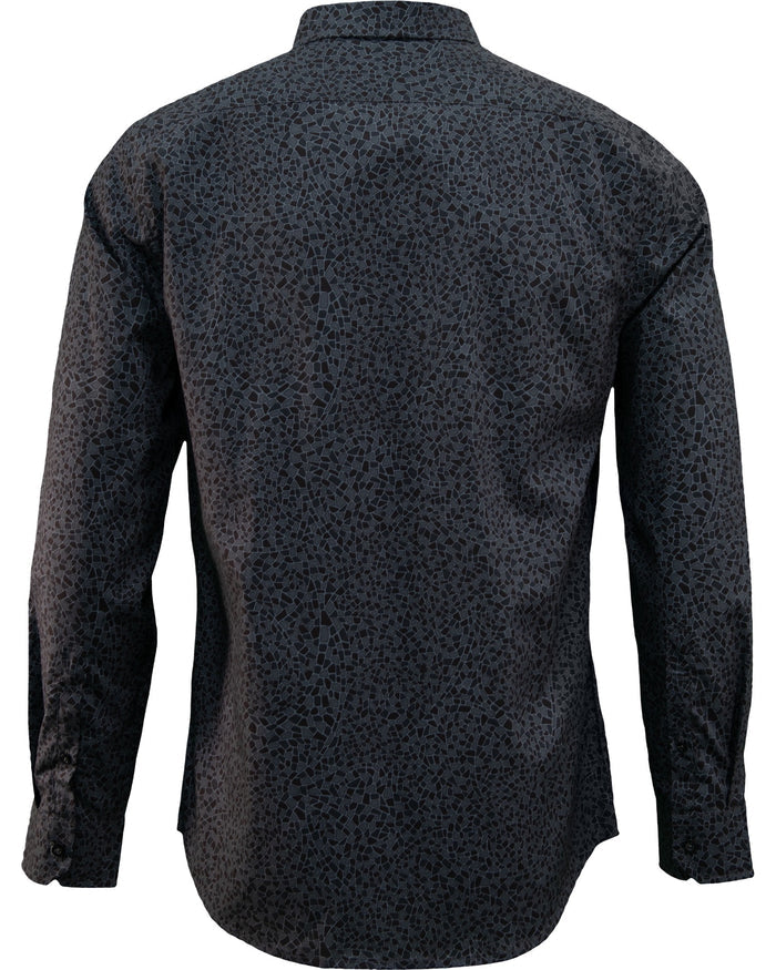MORRIS MOSAIC SHIRT - CHARCOAL