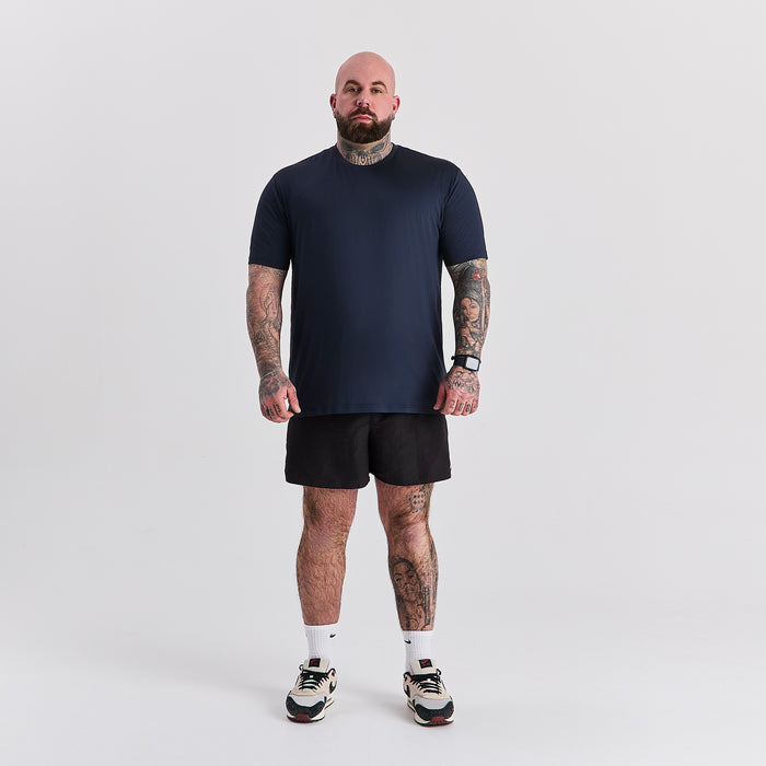 Navy Active Crew Neck