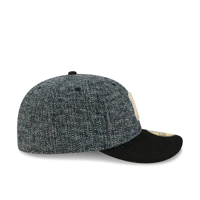 NY Yankees 59FIFTY 'Tweedy Cotton Black'