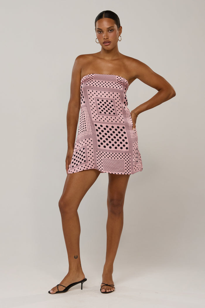 This is an image of Olive in Lauper - RESA featuring a model wearing the dress