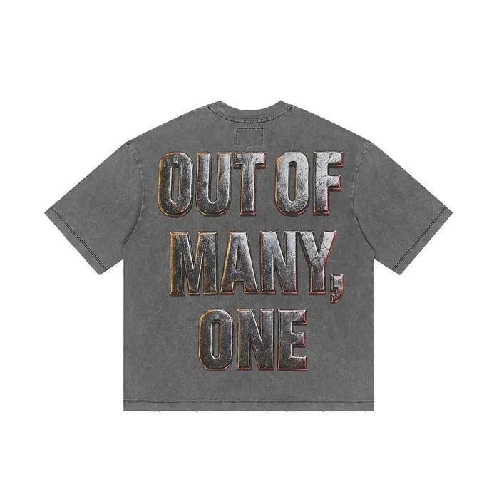 Omerta T-Shirt 'Grey Wash'