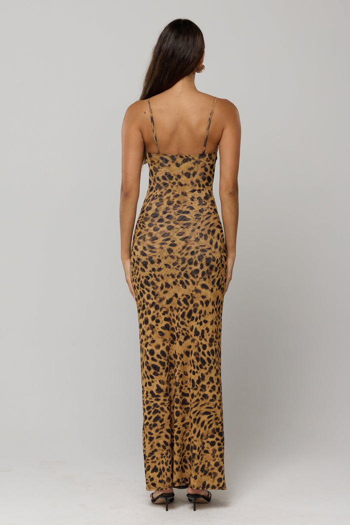 This is an image of Opal maxi in 007 - RESA featuring a model wearing the dress