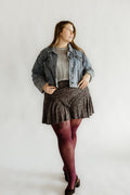 OPAQUE TIGHTS IN SUGAR PLUM - Love Marlow