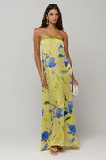 This is an image of Ophelia Dress in Solei - RESA featuring a model wearing the dress