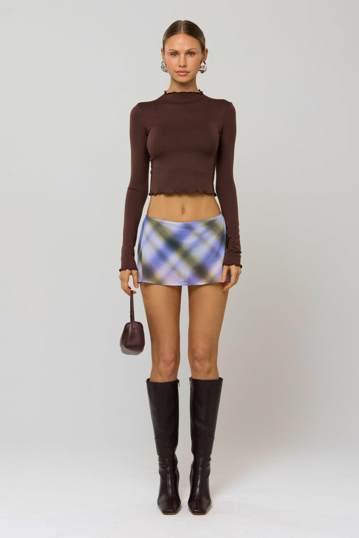 This is an image of Paola Skort in Blur - RESA featuring a model wearing the dress