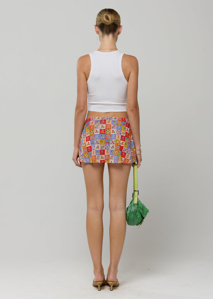 This is an image of Paola Skort in Picnic - RESA featuring a model wearing the dress