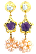 Style the Pearl Clusters Earring exclusively at Born To Glam