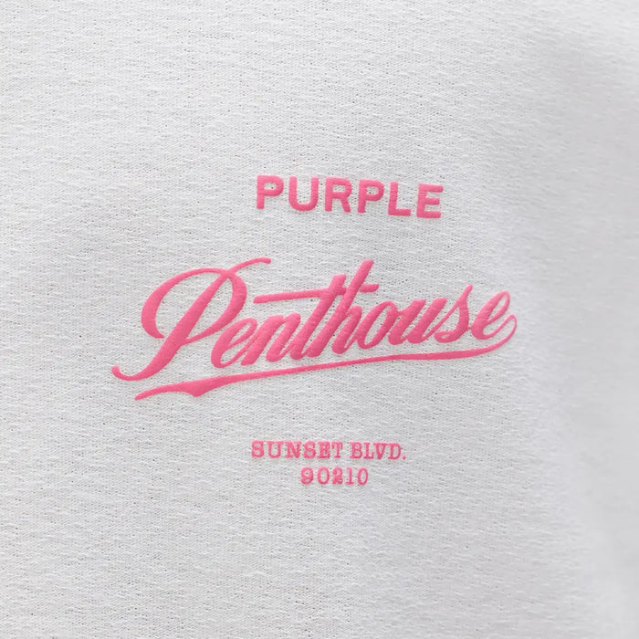 Penthouse Script Tee 'White'