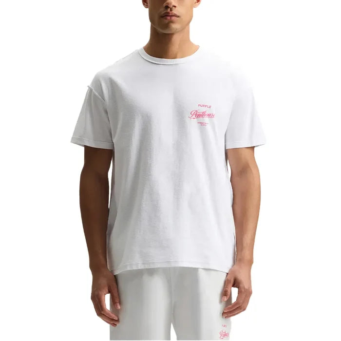 Penthouse Script Tee 'White'