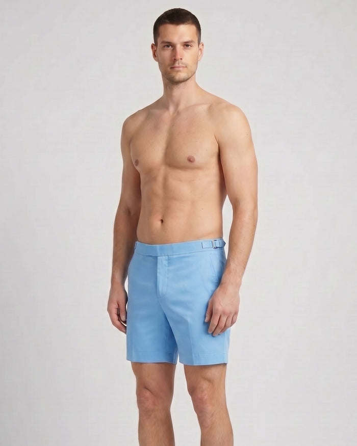 POOL OXFORD SWIM SHORT IN BLUE