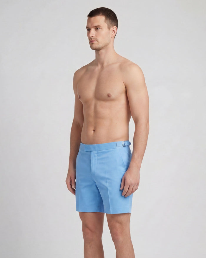 POOL OXFORD SWIM SHORT IN BLUE