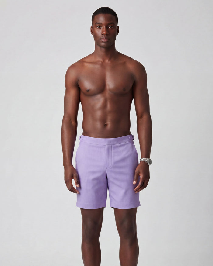 POOL OXFORD SWIM SHORT IN LAVENDER