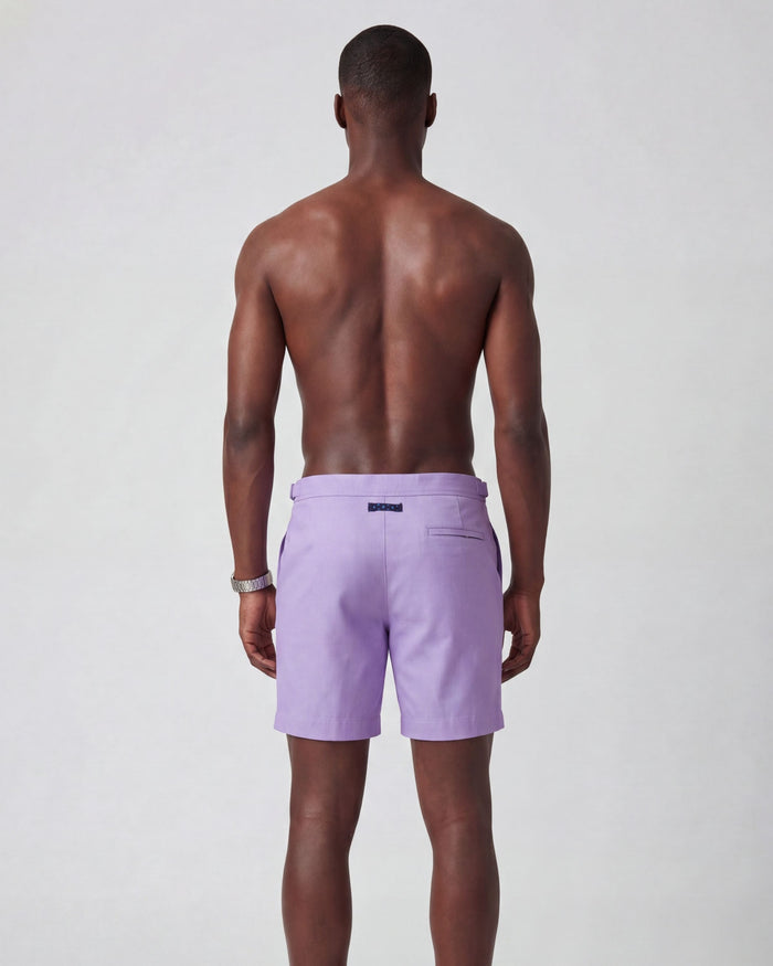 POOL OXFORD SWIM SHORT IN LAVENDER