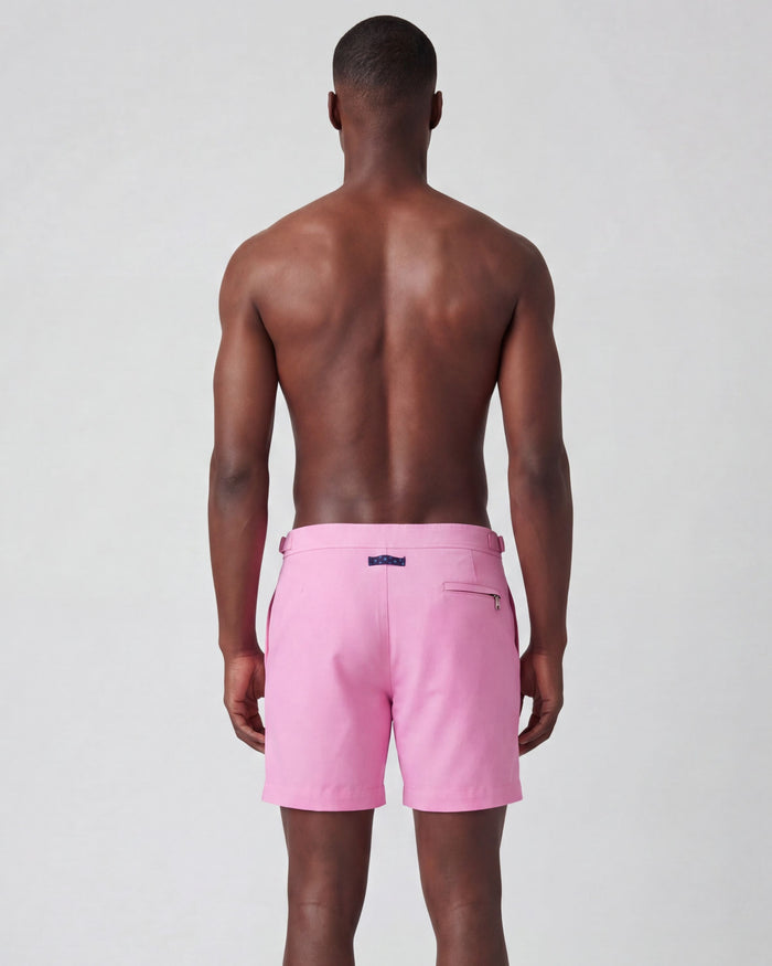 POOL OXFORD SWIM SHORT IN PINK