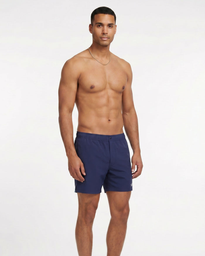 Quack 2 Navy Swim Trunk