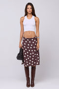 This is an image of Rachel Skirt in Polo - RESA featuring a model wearing the dress