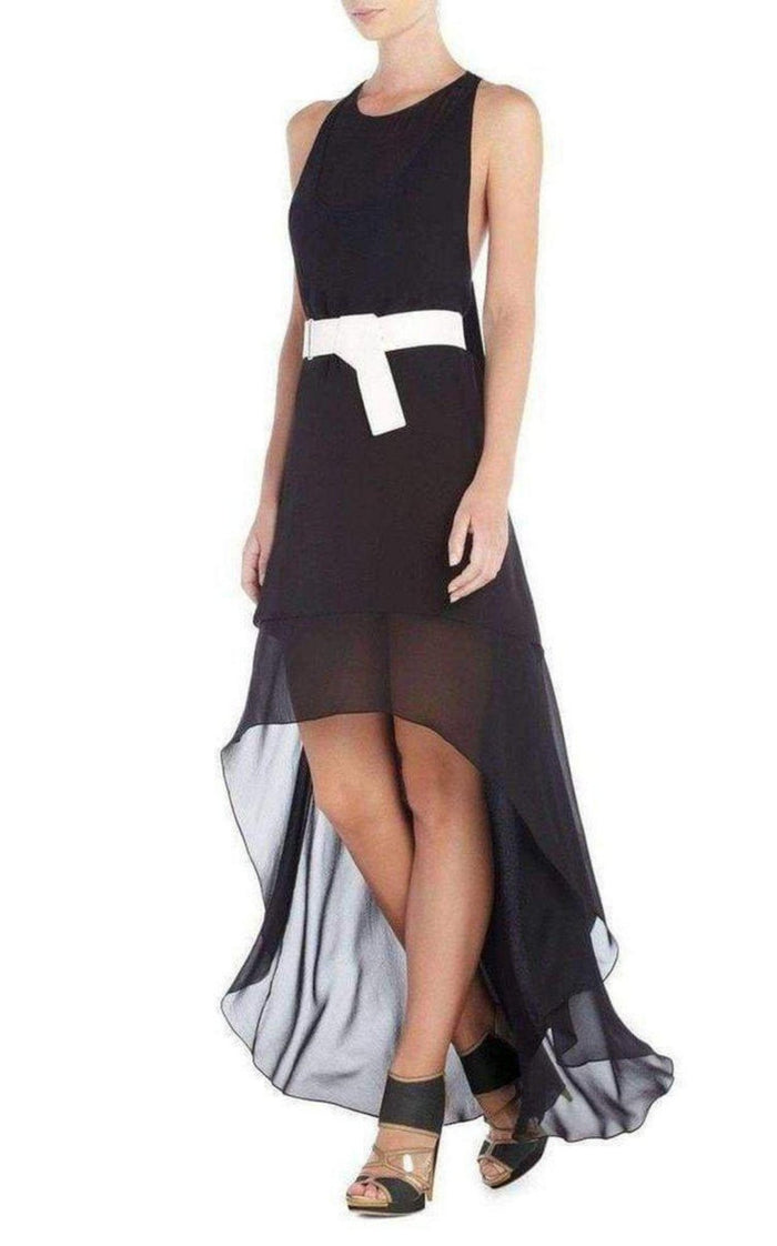 BCBGMAXAZRIA Rasha Black Halter Dress - Runway Catalog