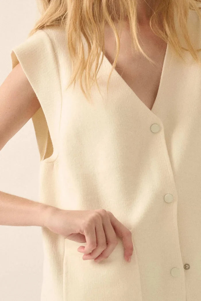 Real Talk Cap-Sleeve Pocket Cardigan - ShopPromesa