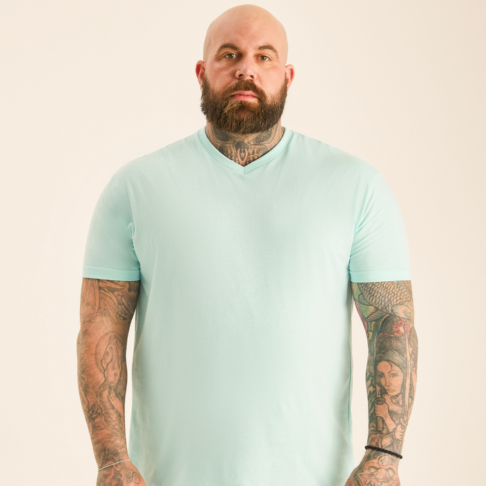 River Green V-Neck T-Shirt