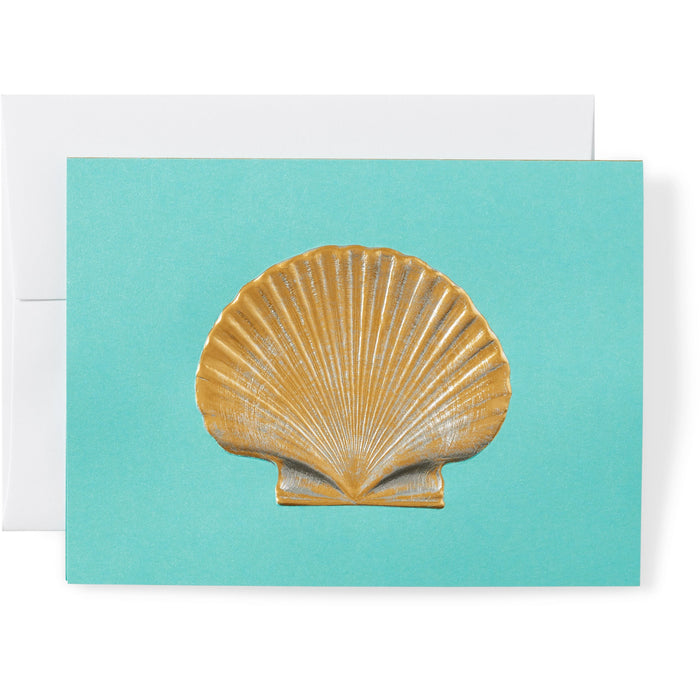 Scallop Shell Note Cards, Set of 8