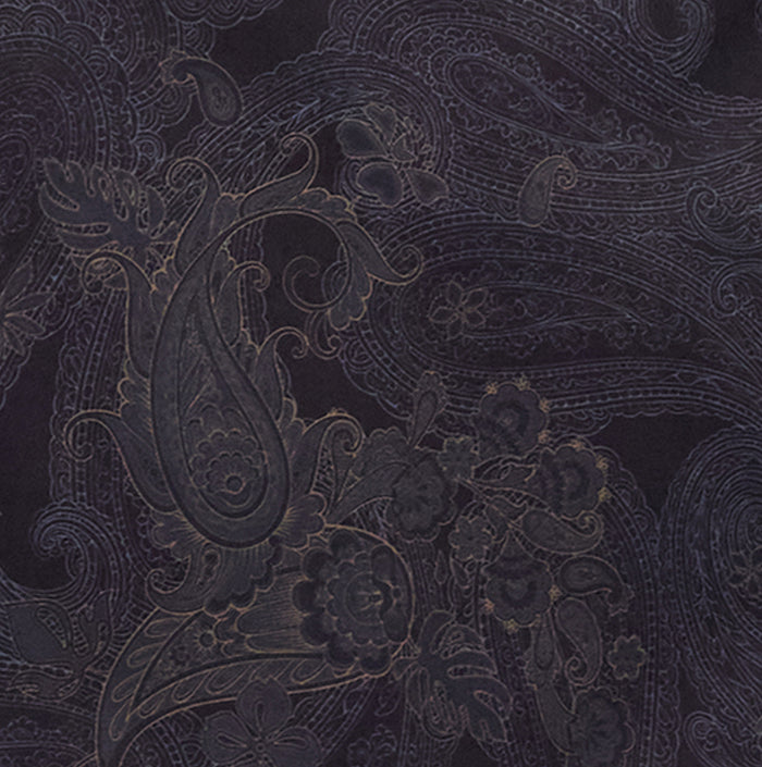 SCOTT PAISLEY EXPLOSION BLACK MENS PRINTED SHIRT