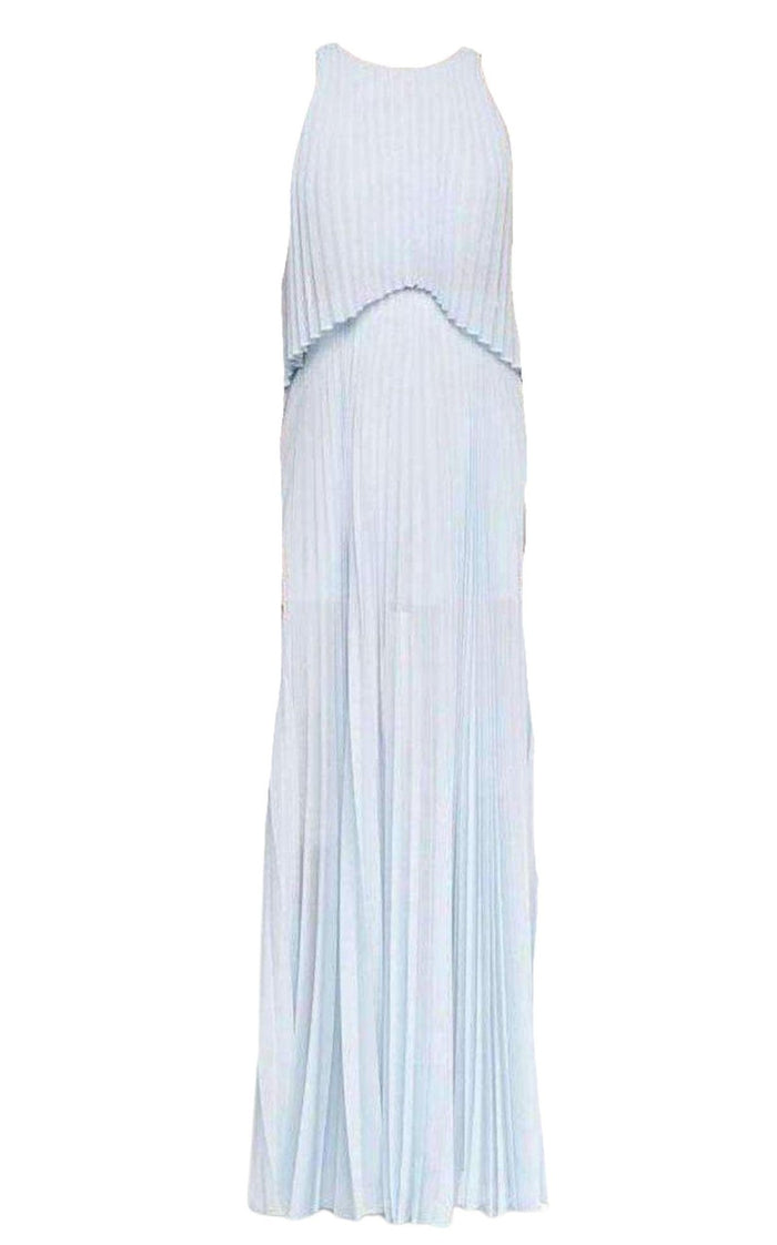 BCBGMAXAZRIA Shaina Sleeveless Pleated Midi Dress - Runway Catalog