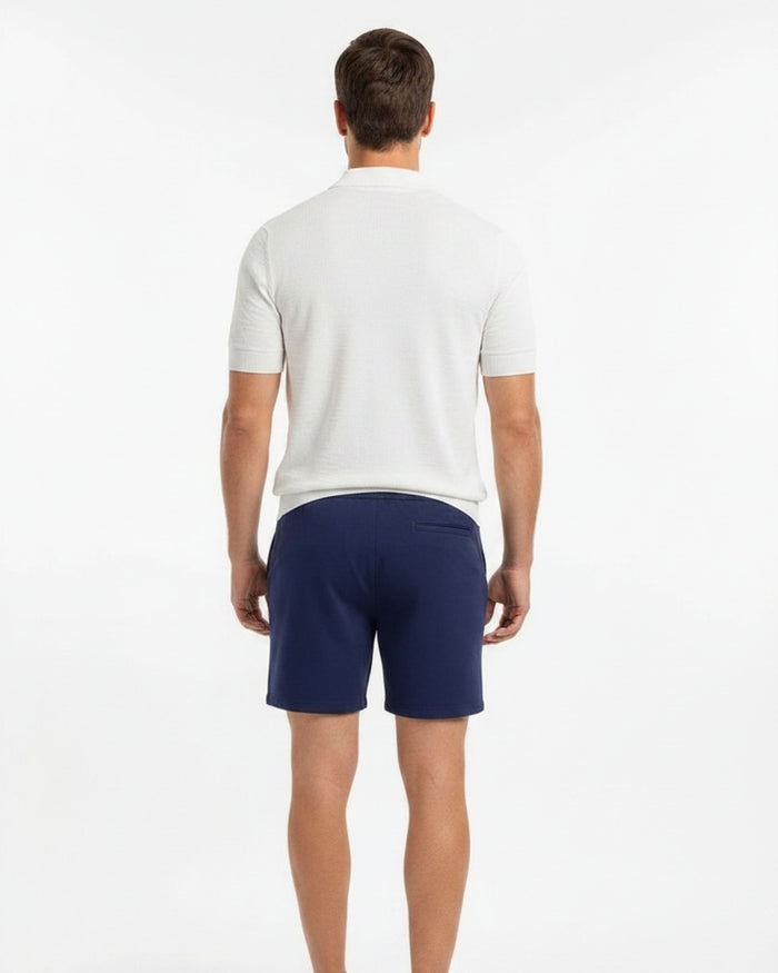 SILUS INTERLOCK SHORTS - NAVY