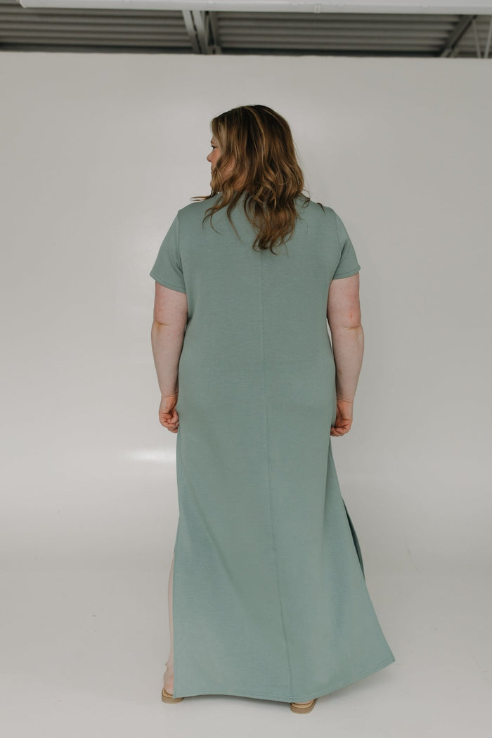 Spanx® AIRESSENTIALS Maxi Dress in Fennel - Love Marlow
