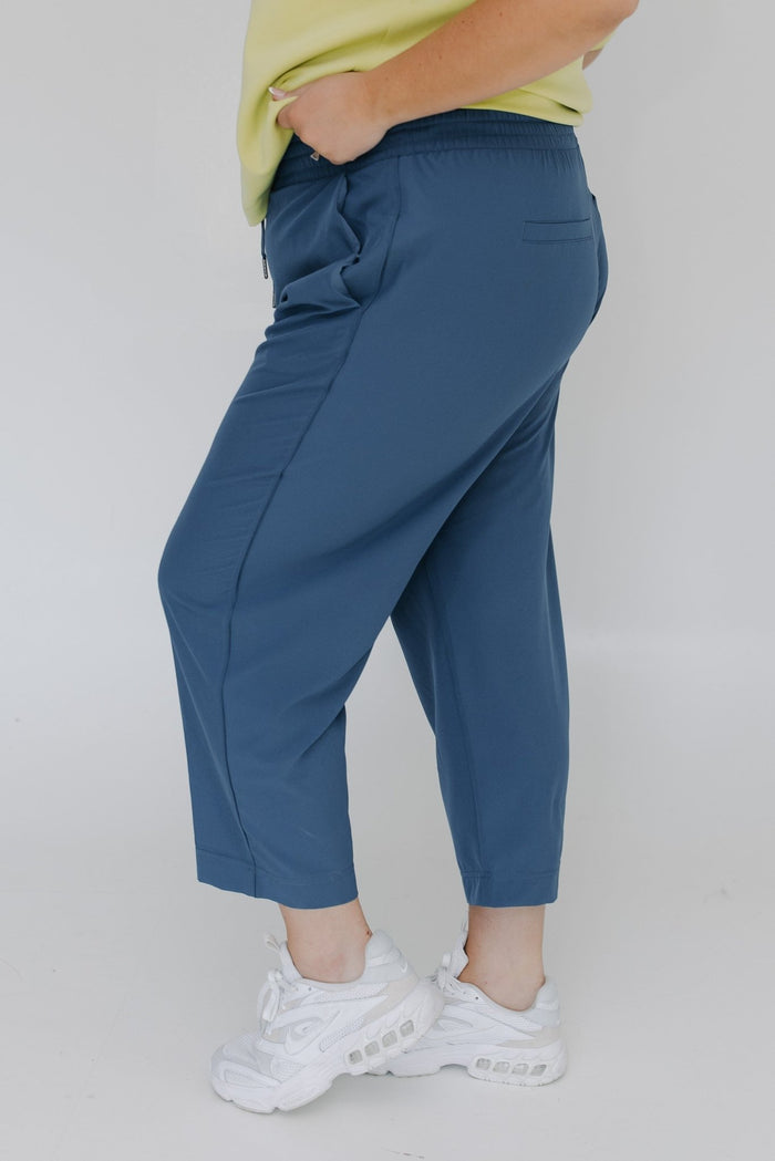 SPANX® On the Move Slim Pant in Faded Indigo - Love Marlow