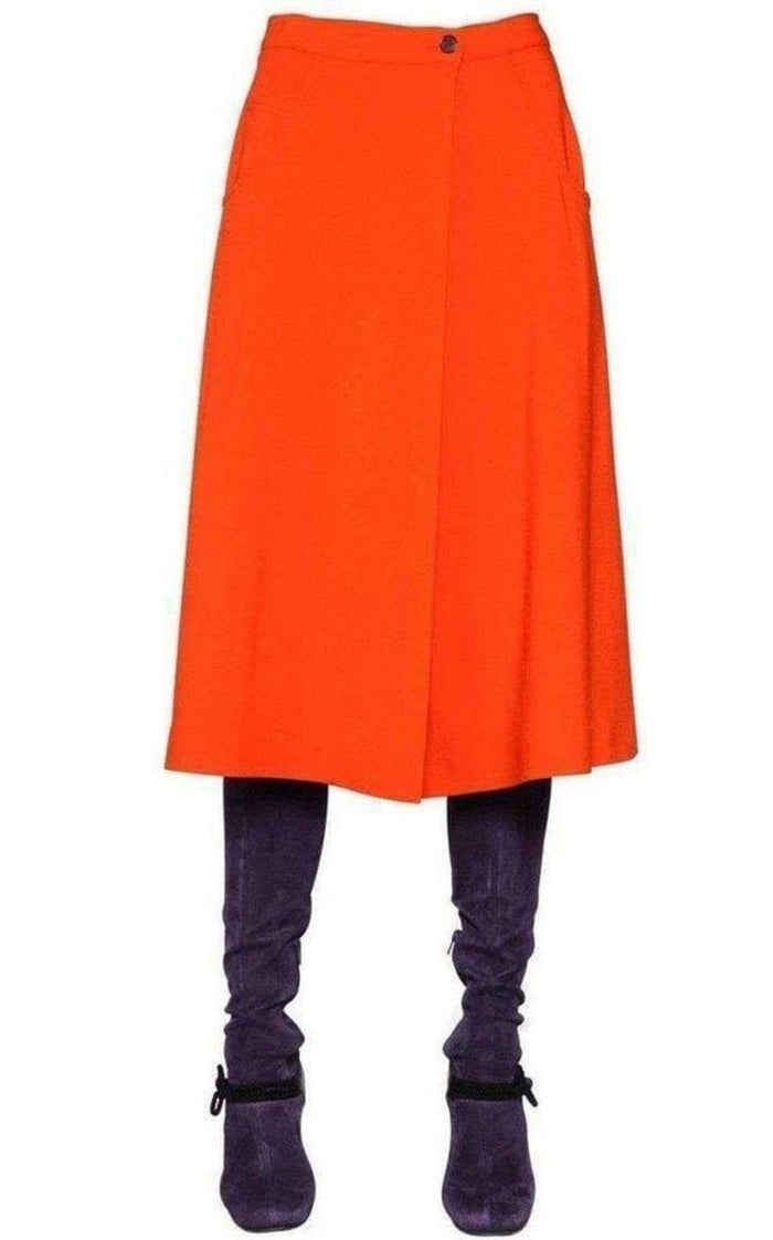 Antonio Marras Stretch Wool Crepe Skirt Shorts - Runway Catalog