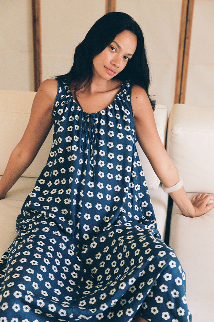 Sundress Midi ~ Indigo