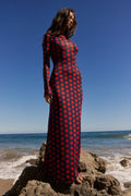 This is an image of Sylvia Dress in Mod - RESA featuring a model wearing the dress